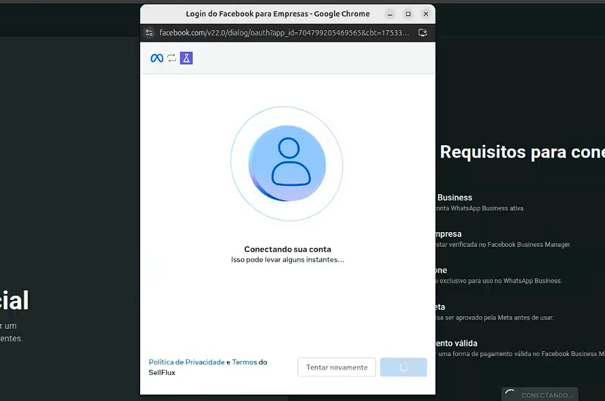 API OFICIAL - Conexão Simplificada