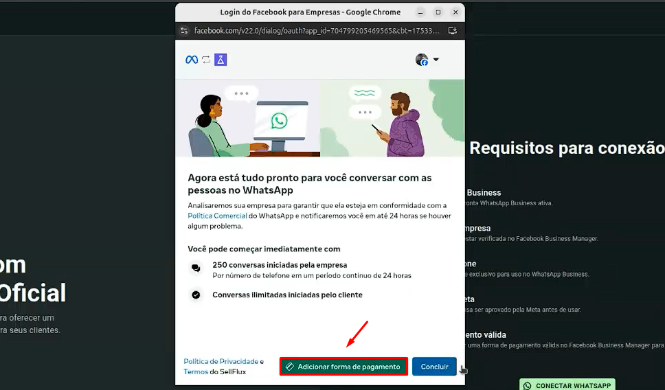 API OFICIAL - Conexão Simplificada