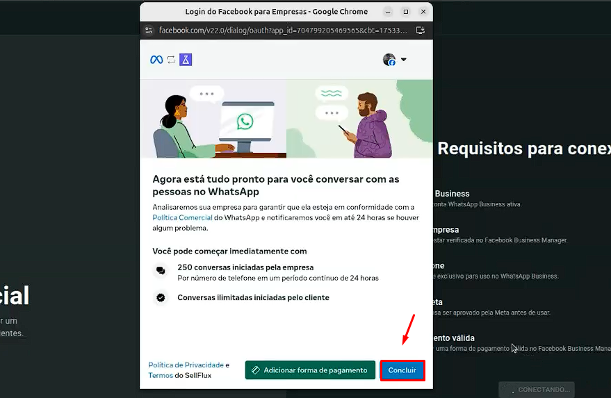 API OFICIAL - Conexão Simplificada