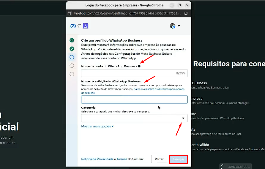 API OFICIAL - Conexão Simplificada
