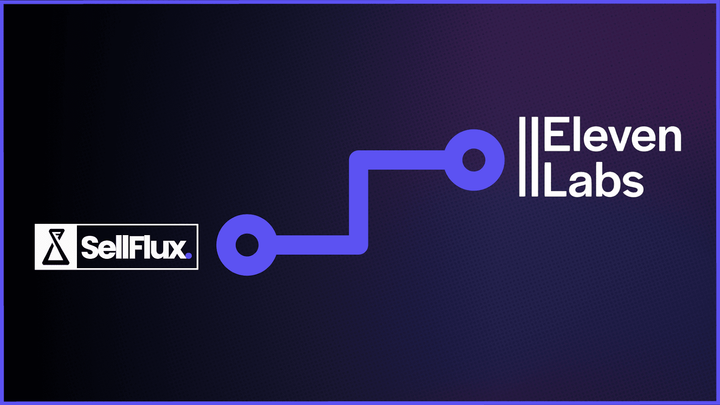 Integre o SellFlux com a ElevenLabs e dê ao seu agente IA a sua própria voz!