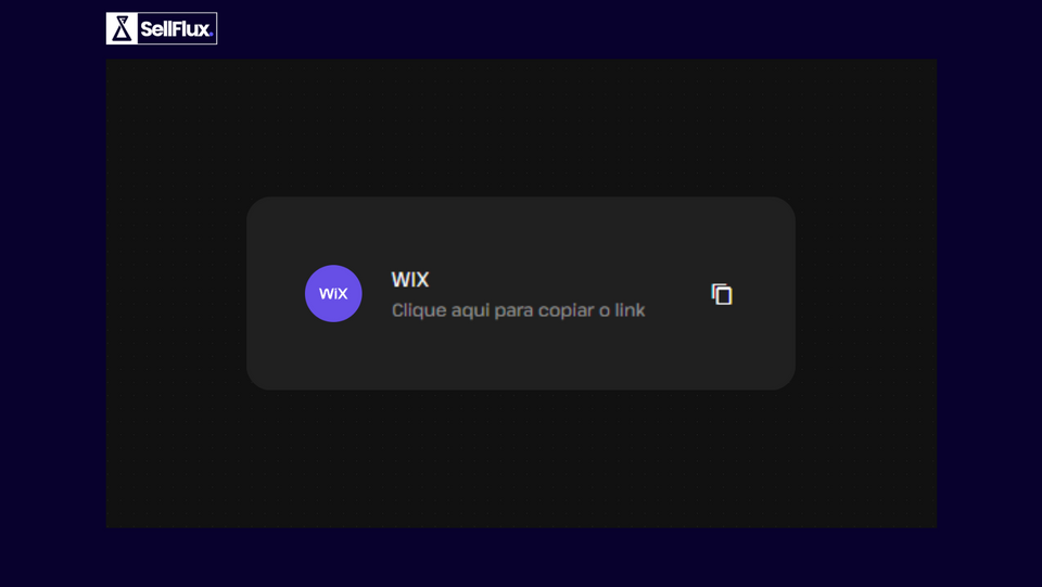 SellFlux - Como Integrar com a Wix