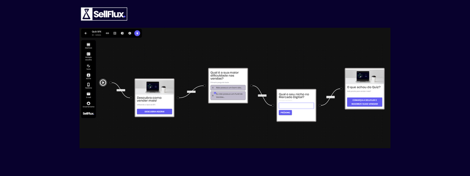 Nova atualização SellFlux — Como usar a ferramenta Quiz